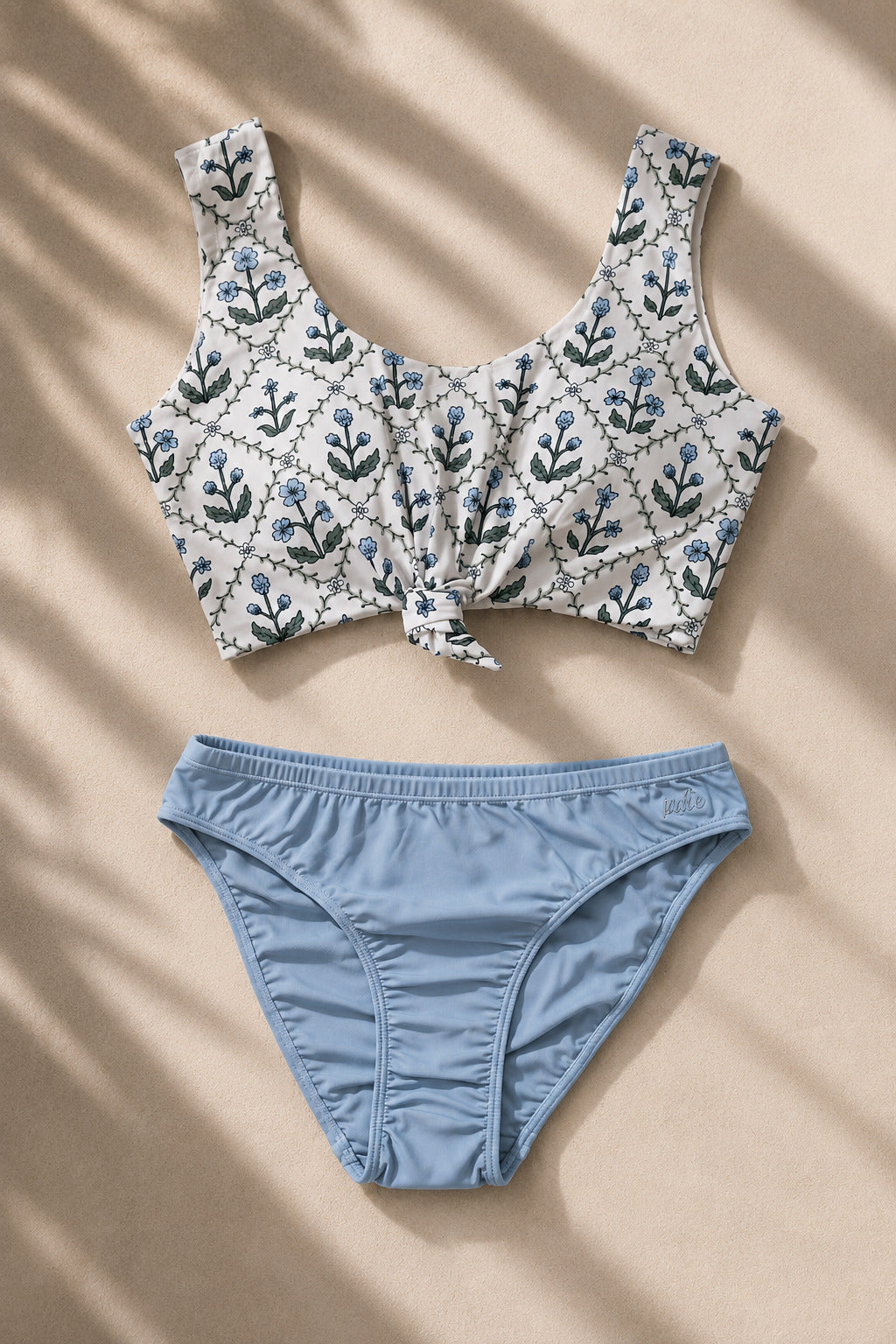 LB Women's Swim Women's Tie Front Set (bluebell)
