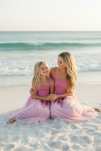 SS Women's Dress Women's Isa Maxi (pink ombré tulle)