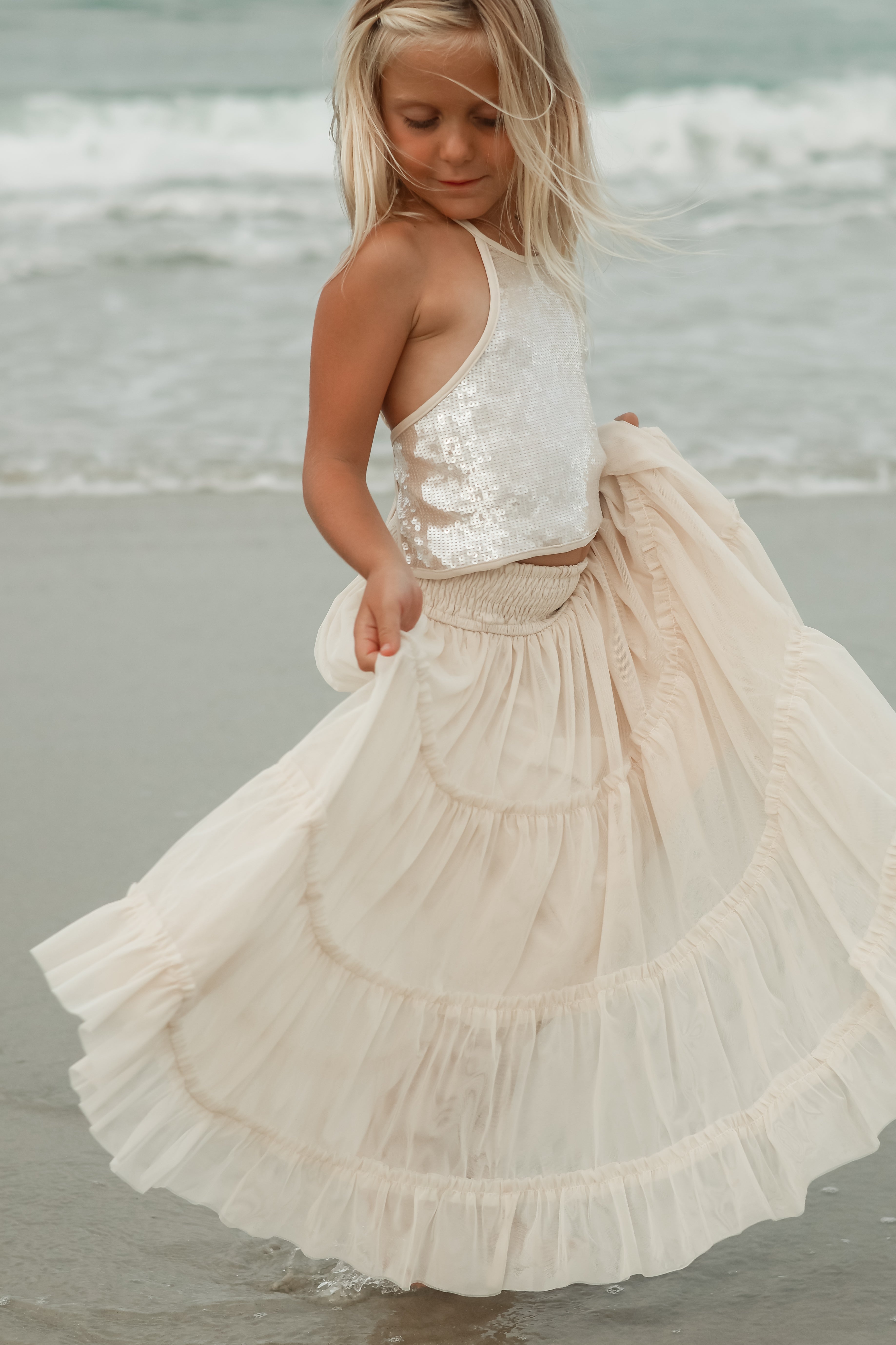 Jolie Skirt (natural tulle) – INDIE BLUE