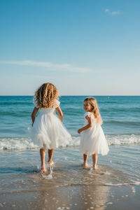 SS Girl's Dress Juliet Dress (antique ivory tulle)