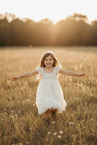 SS Girl's Dress Juliet Dress (antique ivory tulle)