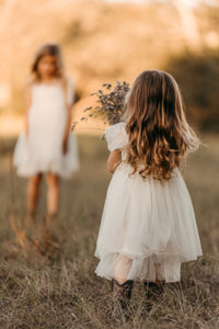 SS Girl's Dress Juliet Dress (antique ivory tulle)