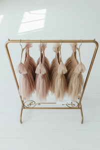 SS Girl's Dress Juliet Dress (sequin gold tulle)