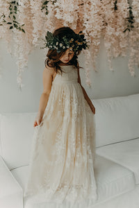 SS Girl's Dress Madeline Lace Dress (ivory)