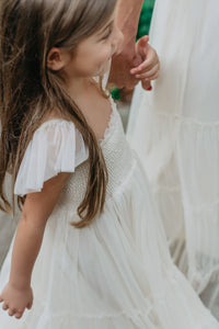 SS Girl's Dress Marabella Dress (antique ivory tulle)