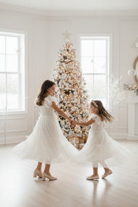 SS Girl's Dress Marabella Dress (antique ivory tulle)