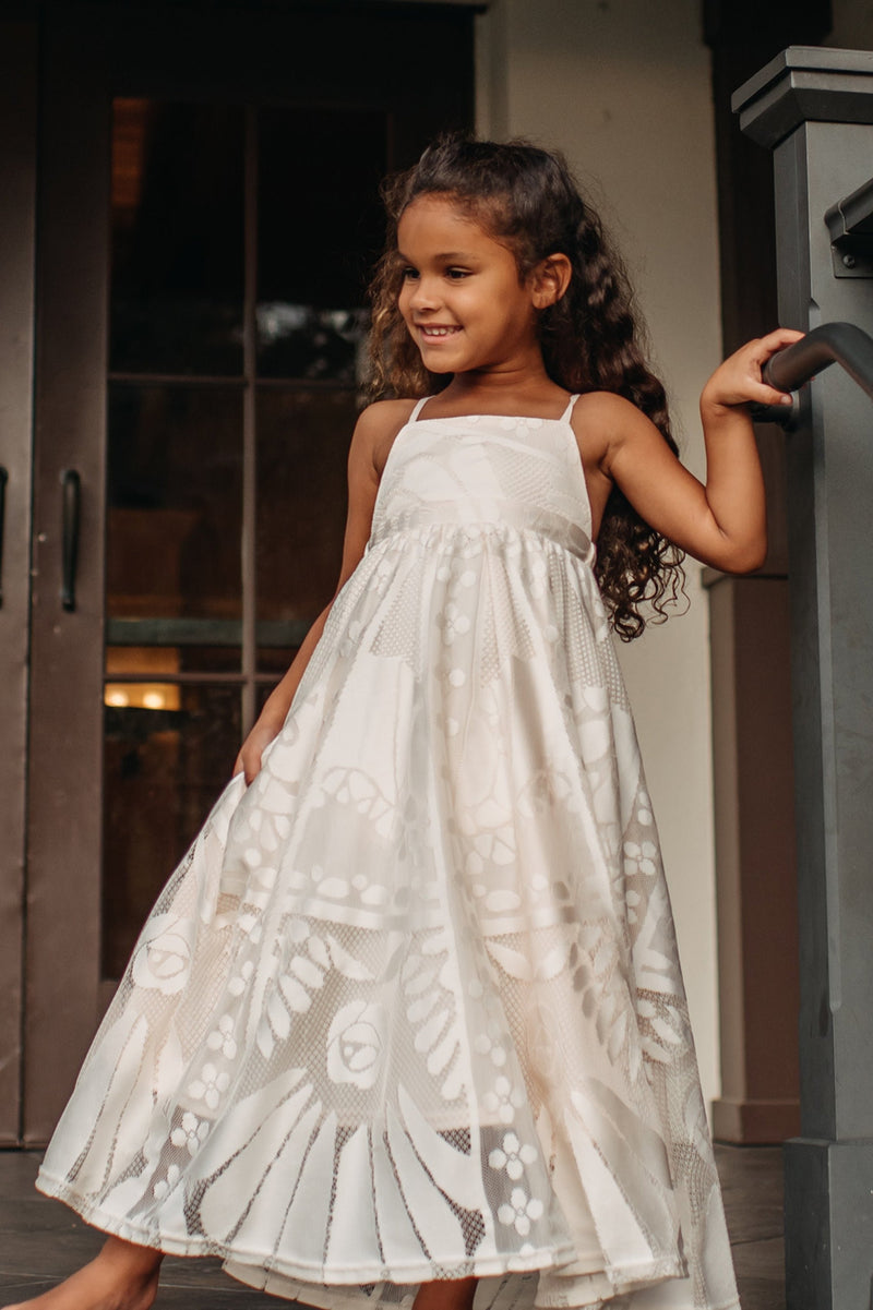 Phoebe Lace Dress (Ivory) 4T