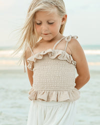 SS Girl's Top Vivi Top (latte muslin)