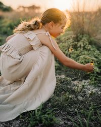 SS Girl's Top Vivi Top (latte muslin)