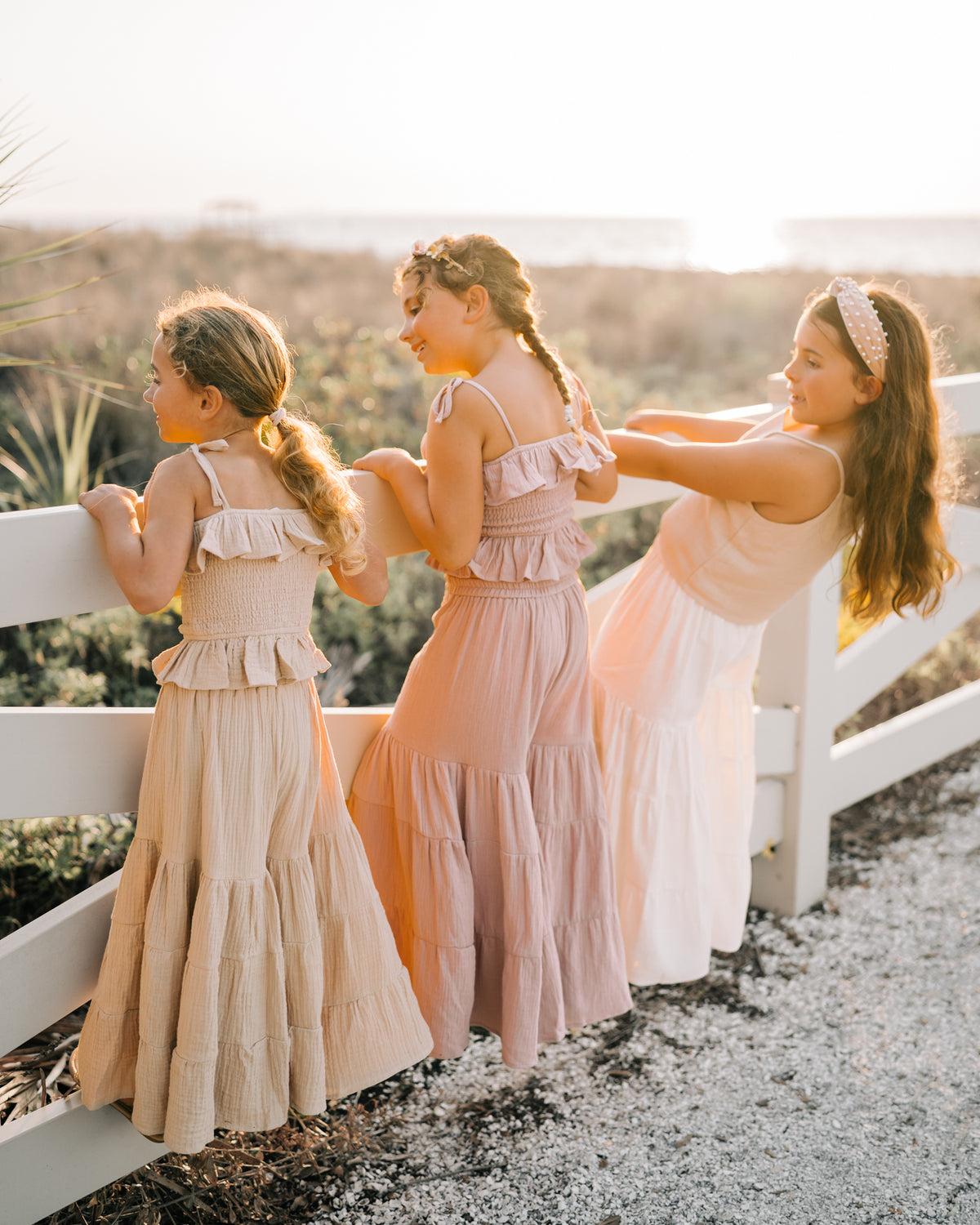 SS Girl's Top Vivi Top (latte muslin)