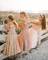 SS Girl's Top Vivi Top (latte muslin)