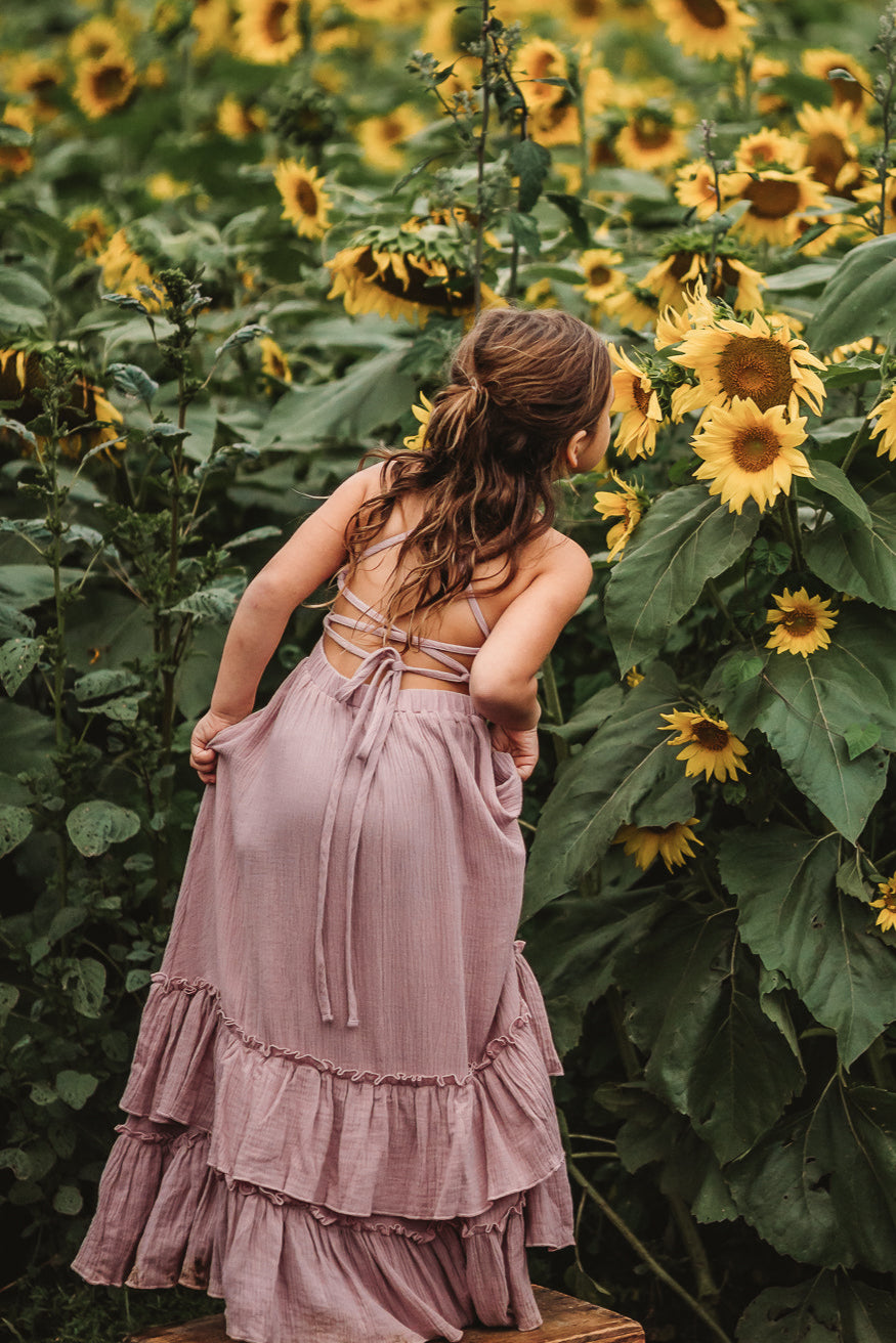 SS Girl's Dress Wendy Dress (peony muslin)