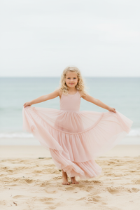 SS Girl's Dress Wendy Dress (soft pink tulle)