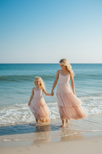 SS Girl's Dress Wendy Dress (soft pink tulle)