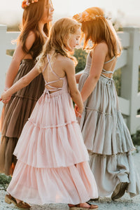 SS Girl's Dress Wendy Dress (soft pink tulle)