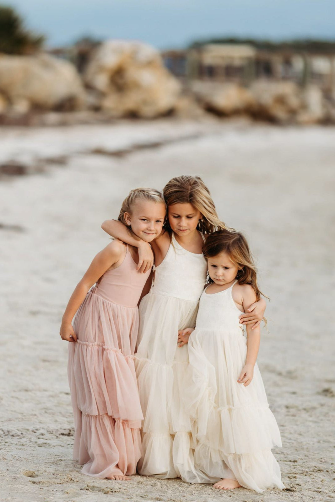 SS Girl's Dress Wendy Dress (soft pink tulle)