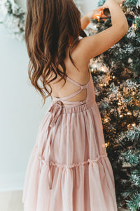 SS Girl's Dress Wendy Dress (soft pink tulle)