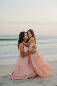 SS Girl's Dress Wendy Dress (vibrant coral muslin)