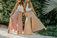 SS Women's Bottoms Women's Bella Maxi Pants (latte muslin)