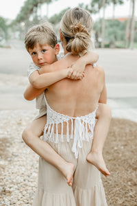 SS Women's Bottoms Women's Bella Maxi Pants (latte muslin)