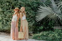 SS Women's Bottoms Women's Bella Maxi Pants (latte muslin)