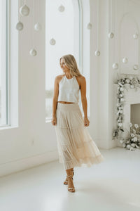 SS Women's Bottoms Women's Jolie Skirt (natural tulle)