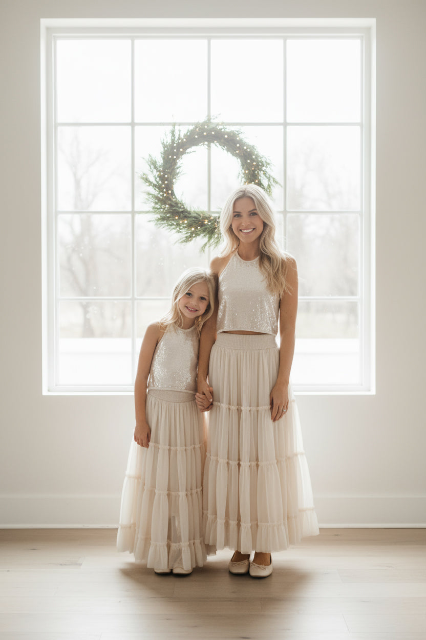 SS Women's Bottoms Women's Jolie Skirt (natural tulle)