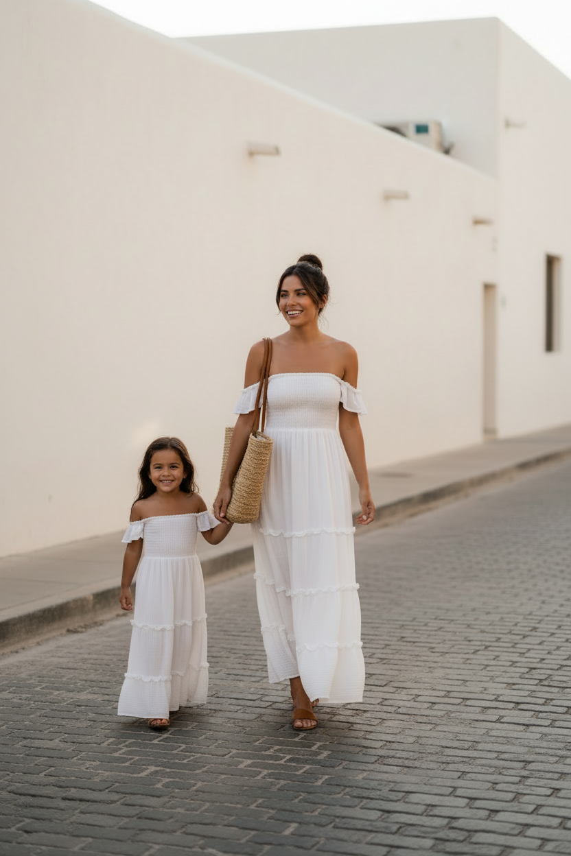 SS Women's Dress Women's Marabella Dress (white muslin)