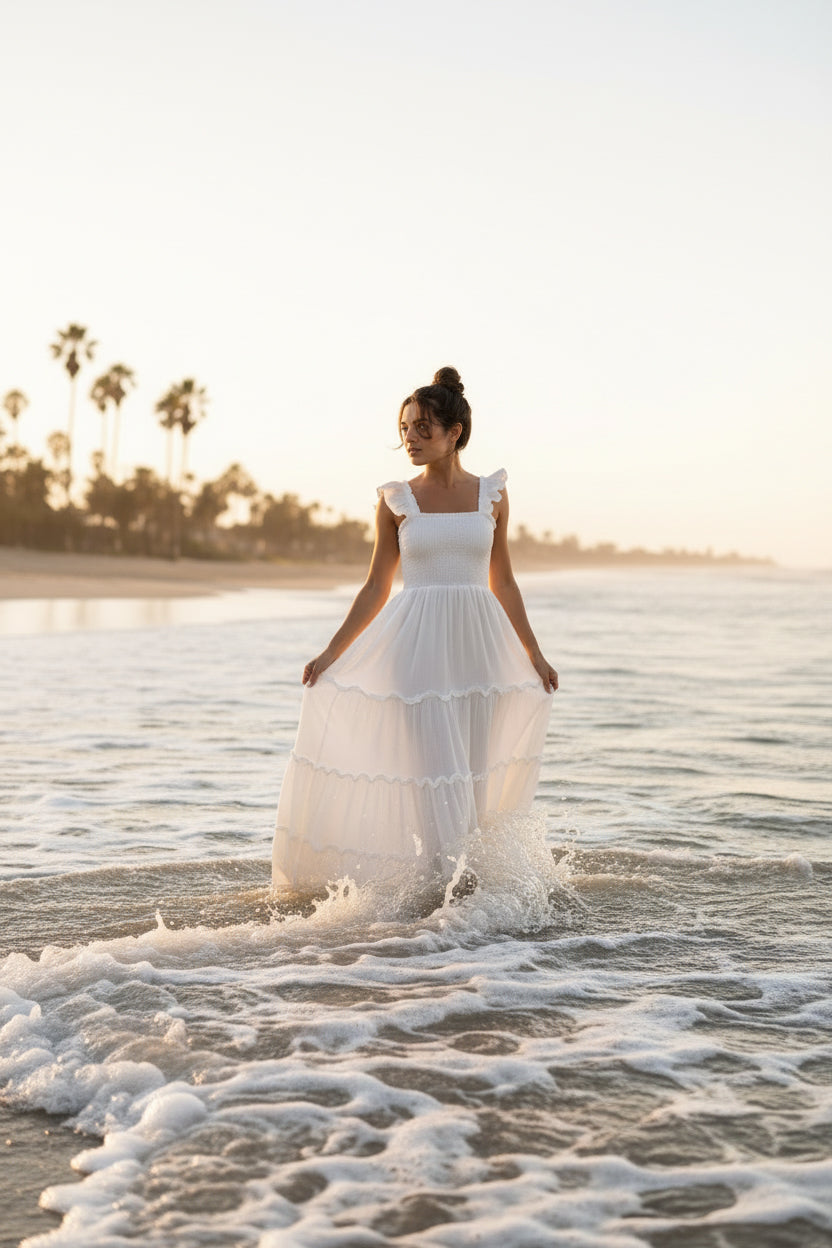 SS Women's Dress Women's Marabella Dress (white muslin)