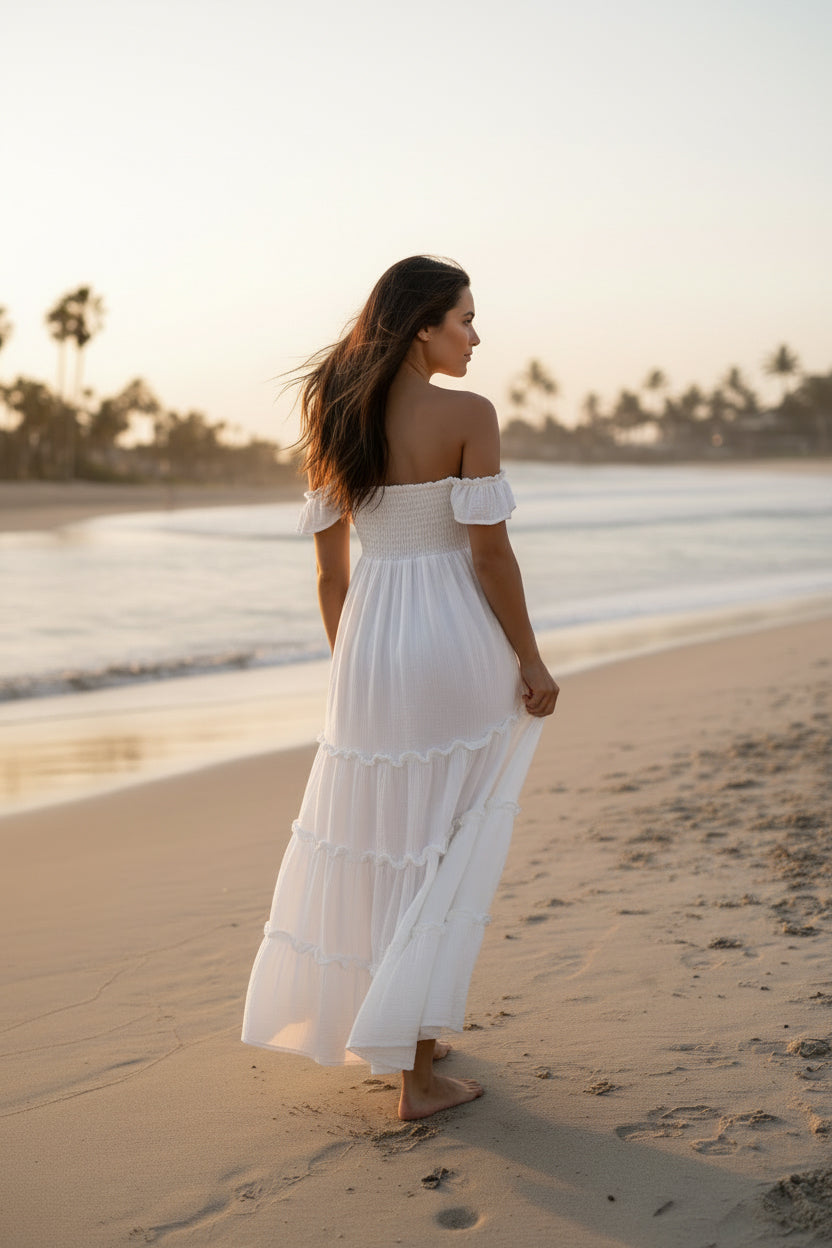 SS Women's Dress Women's Marabella Dress (white muslin)