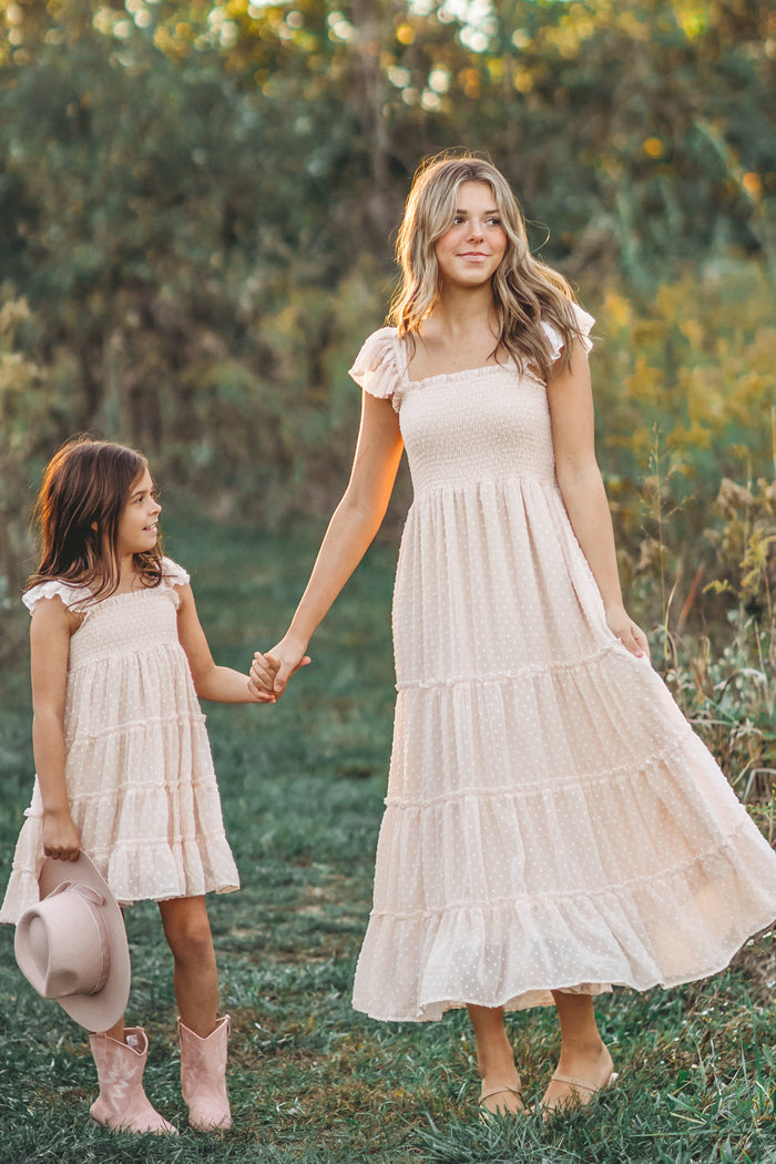 SS Women's Dress Women's Pia Dress (natural swiss dot)