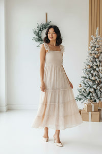SS Women's Dress Women's Pia Dress (natural swiss dot)