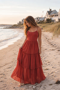 Women's Wendy Dress (venetian red tulle) XL