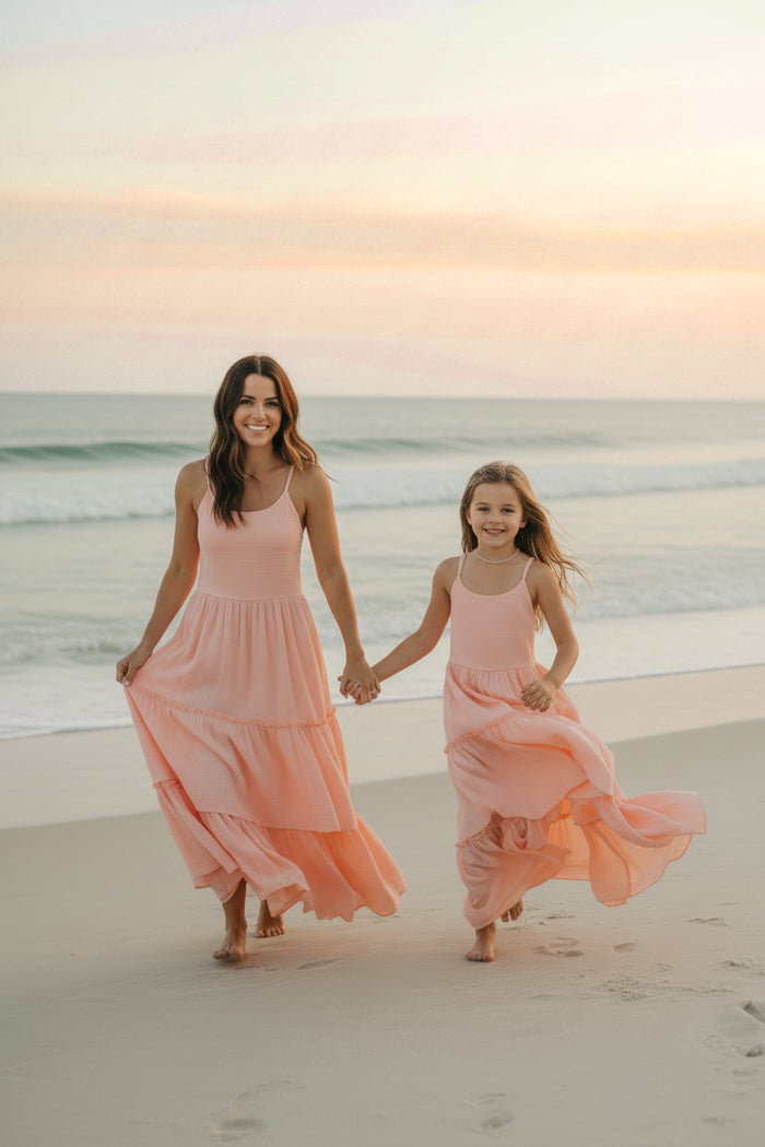 SS Women's Dress Women's Wendy Dress (vibrant coral muslin)