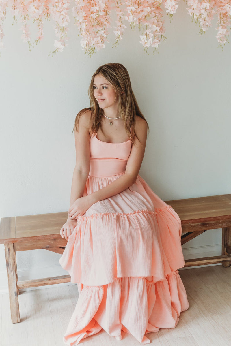 Women's Wendy Dress (vibrant coral muslin) XXL