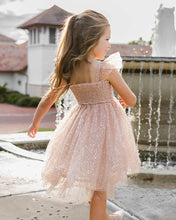 Load image into Gallery viewer, Juliet Tulle Dress (sequin pink) PRE-ORDER