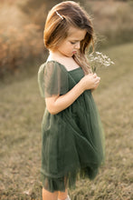 Load image into Gallery viewer, Fawn Tulle Dress (cypress green)