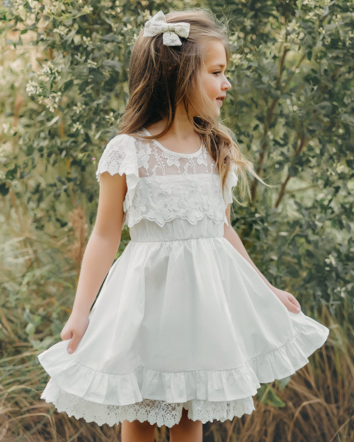 Jules Lace Dress (white)