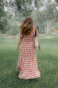 SS Women's Dress Women's Elle Dress (spice checkered)