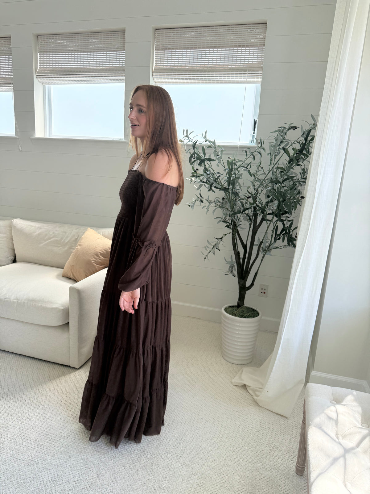 SS Women's Dress Women's Pippa Maxi (cocoa tulle)