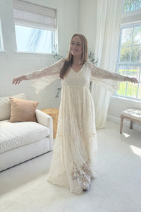 SS Women's Dress Women's Ophelia Maxi (ivory lace)