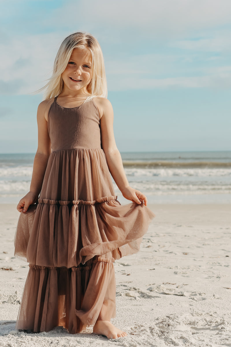 Wendy Dress (mocha tulle)