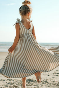 Liza Maxi Dress (ash stripe)