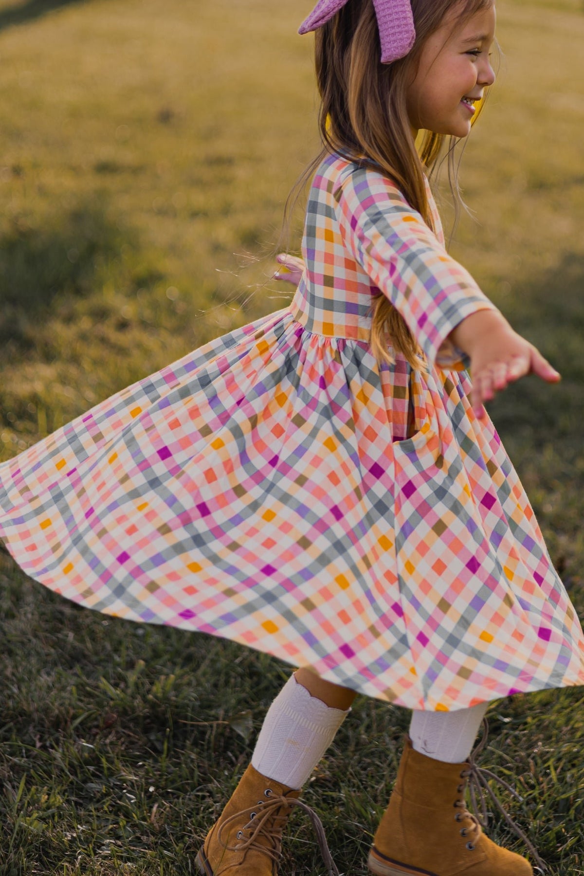 Molly Twirl (plaid) FINAL SALE