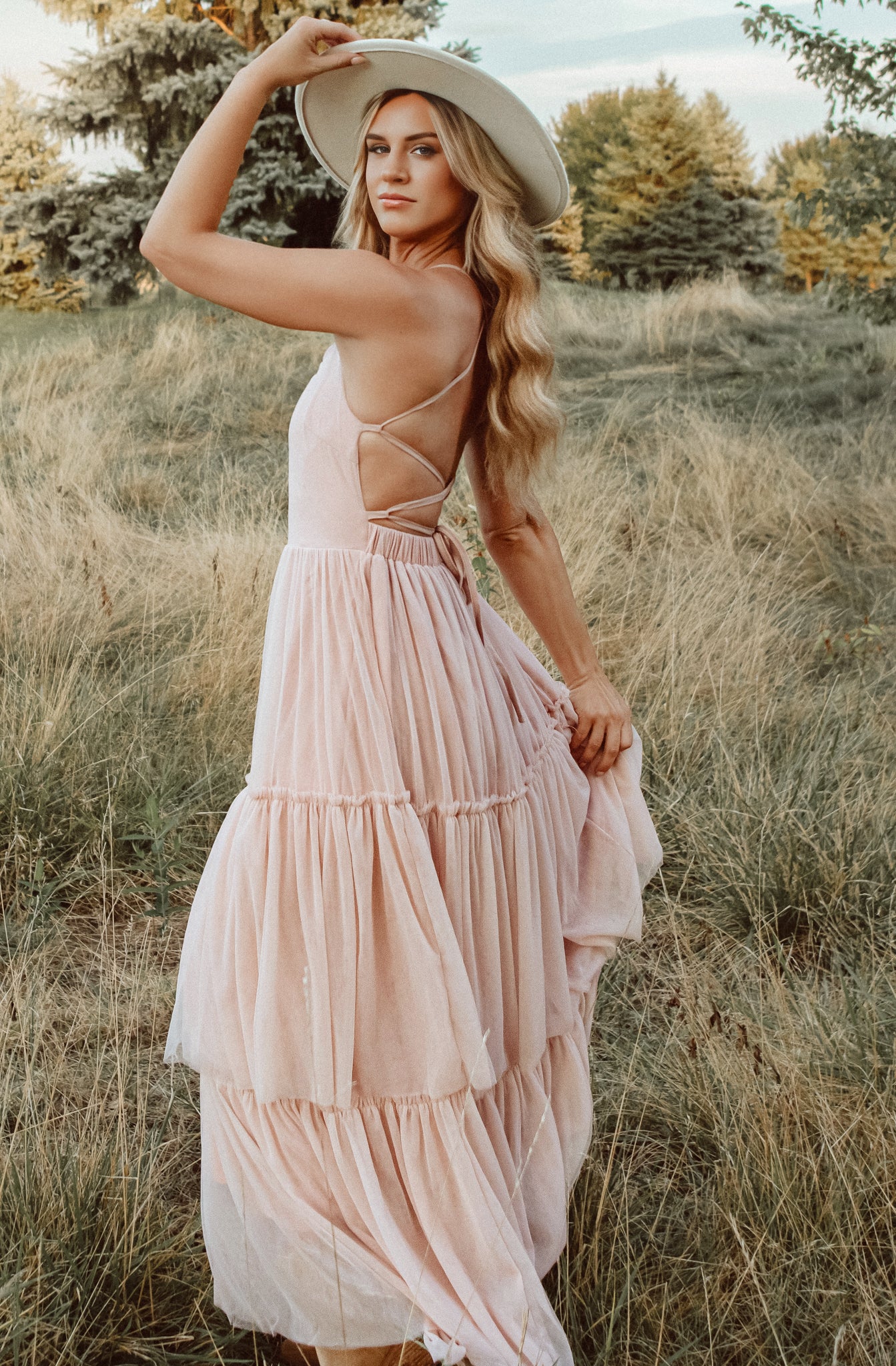 Women's Wendy Dress (soft pink tulle) – INDIE BLUE