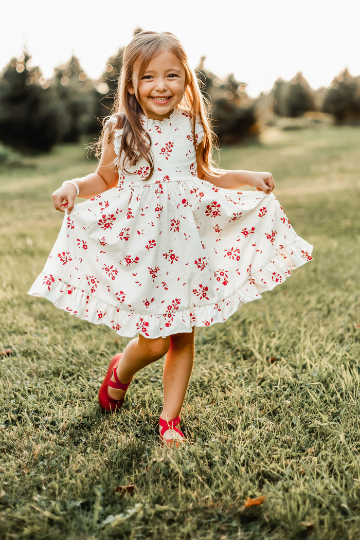 Emmylou (cutesy red floral)