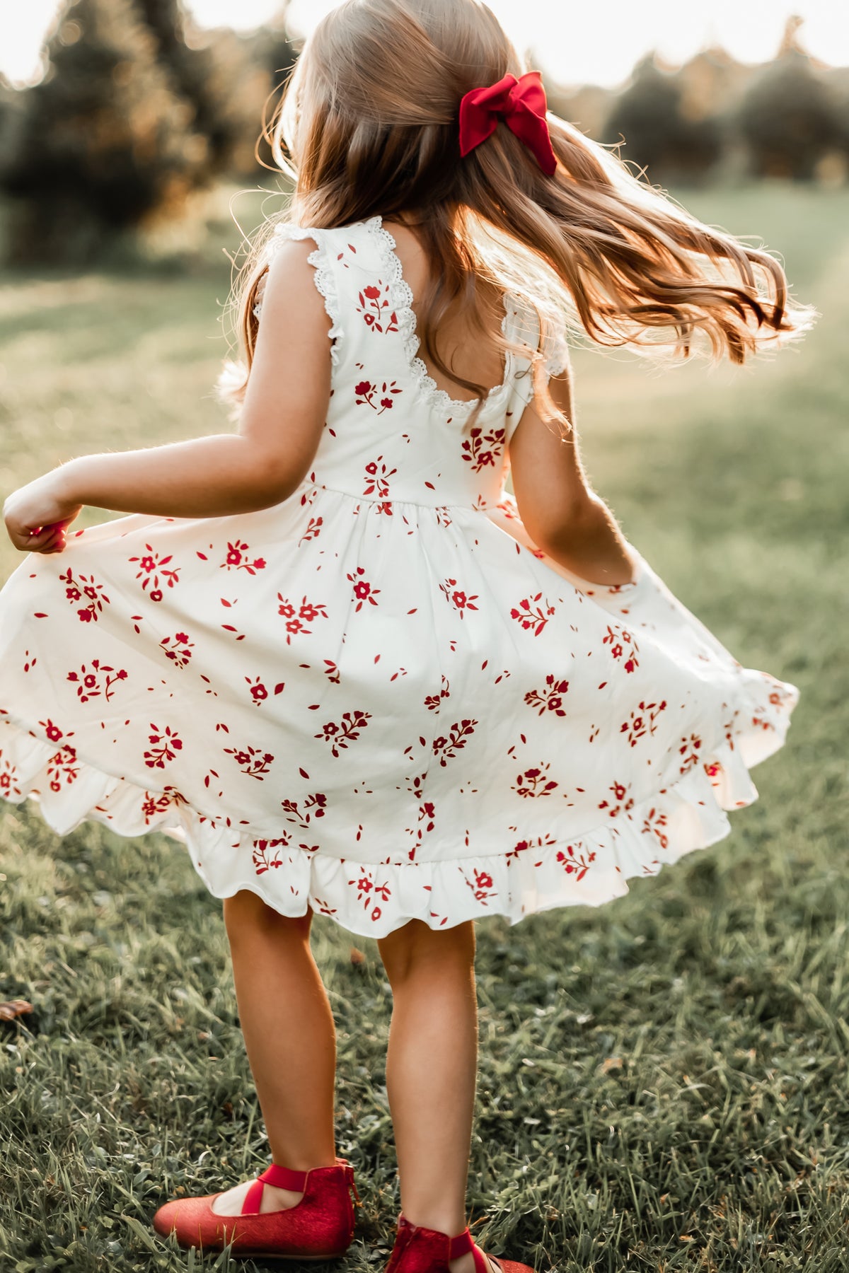 Emmylou (cutesy red floral)