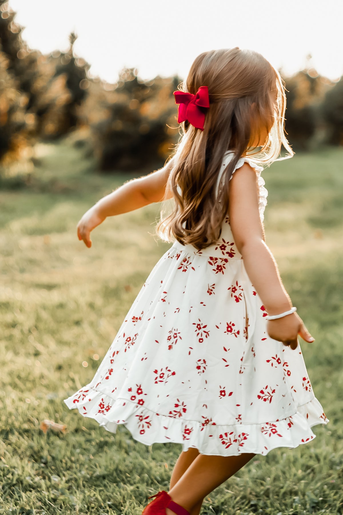 Emmylou (cutesy red floral)