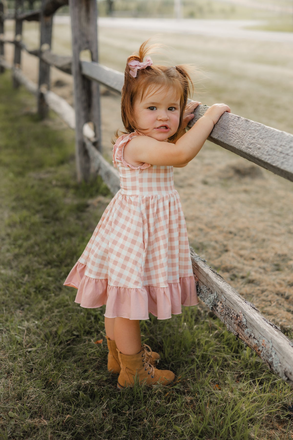 Emmylou (mauve gingham)