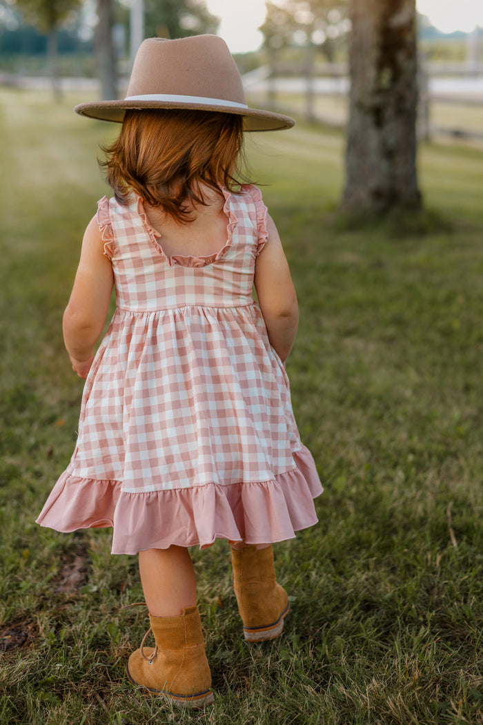 Emmylou (mauve gingham)